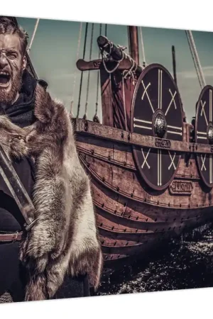 Schilderij - Viking krijger Kup teraz