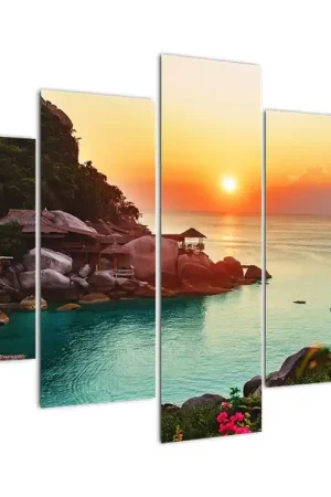 Schilderij - Prachtig strand Tylko dziś