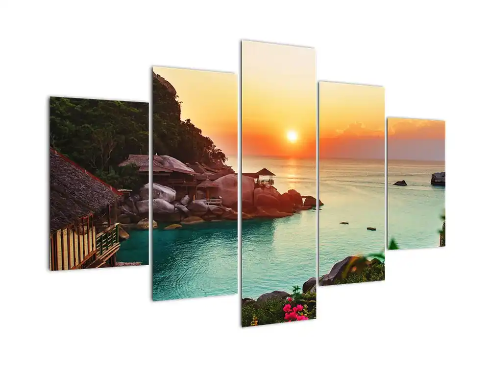 Schilderij - Prachtig strand Tylko dziś