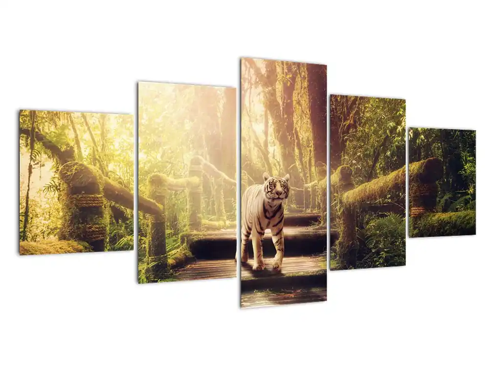 Promocja Schilderij - Tijger in de jungle