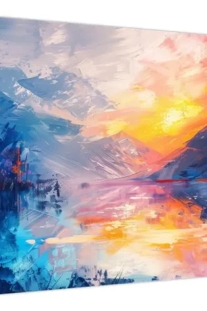 Schilderij - Landschap schilderen Autentyczny