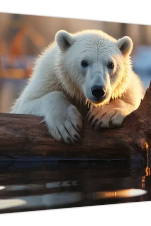 Schilderij - Ijsbeer Wyprzedaż