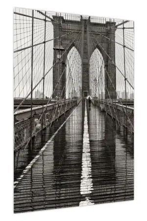 Autentyczny Schilderij - Brooklyn Bridge