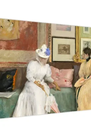 Schilderij - William Merritt Chase, A Friendly Call, reproducties Kup teraz