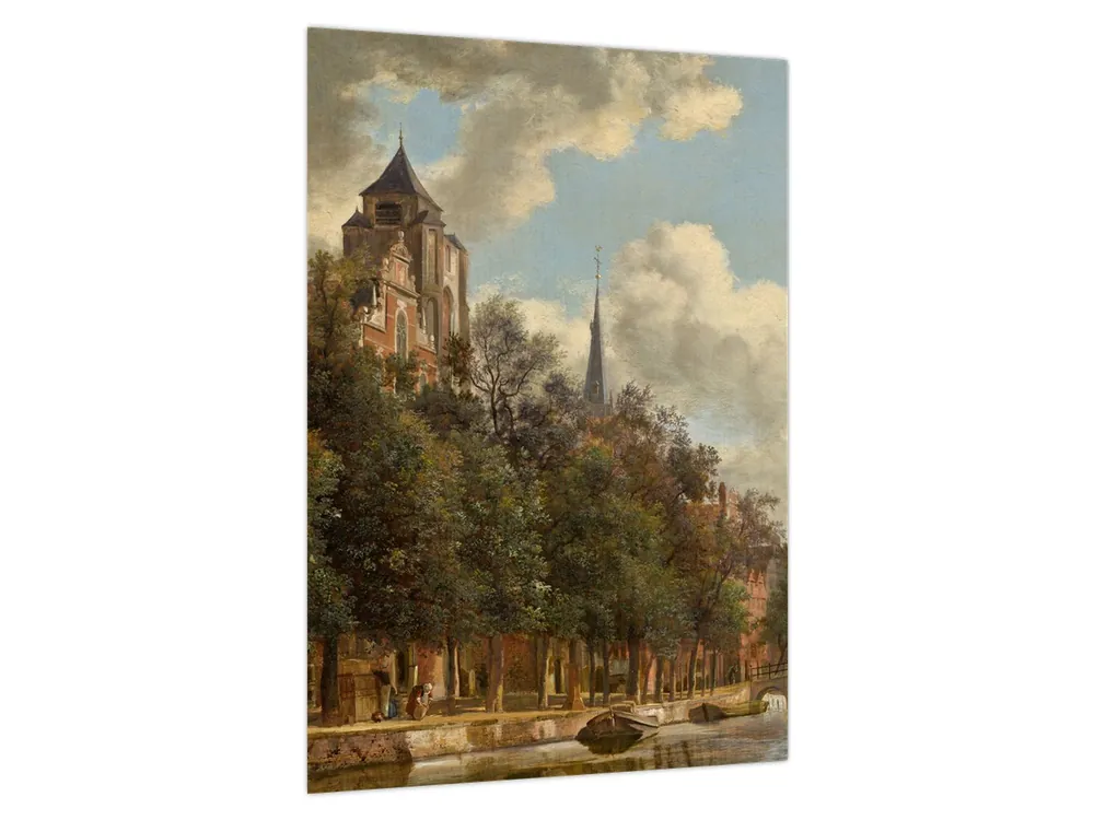 Schilderij - Jan van der Heyden, Zicht op de Nederlandse Gracht, reproducties Szybka dostawa