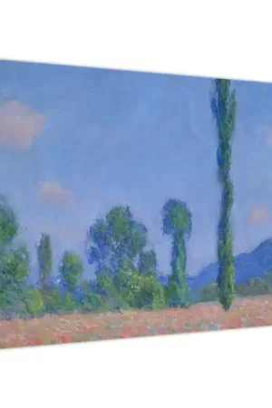 Schilderij - Claude Monet, Poppy Field (Giverny), reproducties Autentyczny