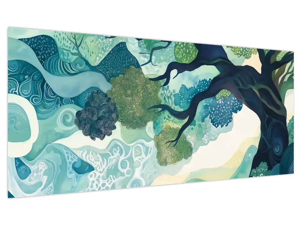 Kup teraz Schilderij – Groene kruin van de levensboom