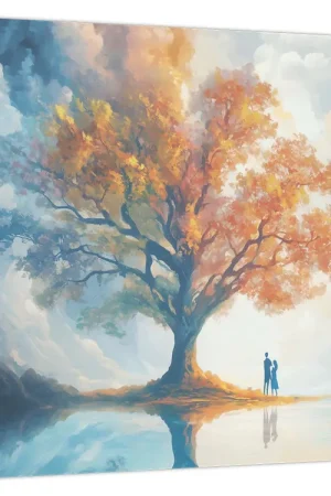 Szybka dostawa Schilderij – Levensboom van liefde