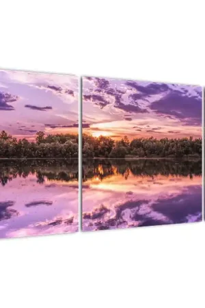 Schilderij - Paarse hemel Najlepsza cena