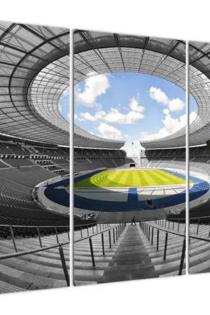 Schilderij - Voetbalstadion Tani