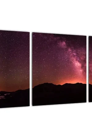 Schilderij - Roze melkweg Tylko dziś