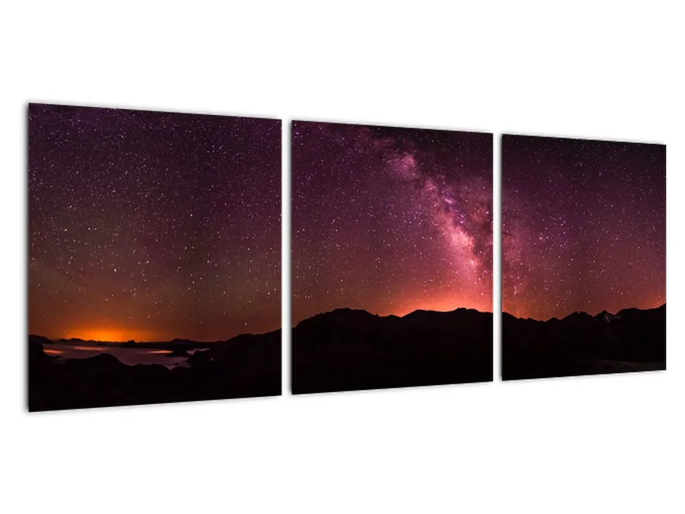 Schilderij - Roze melkweg Tylko dziś