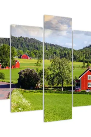 Schilderij - Platteland Tylko dziś