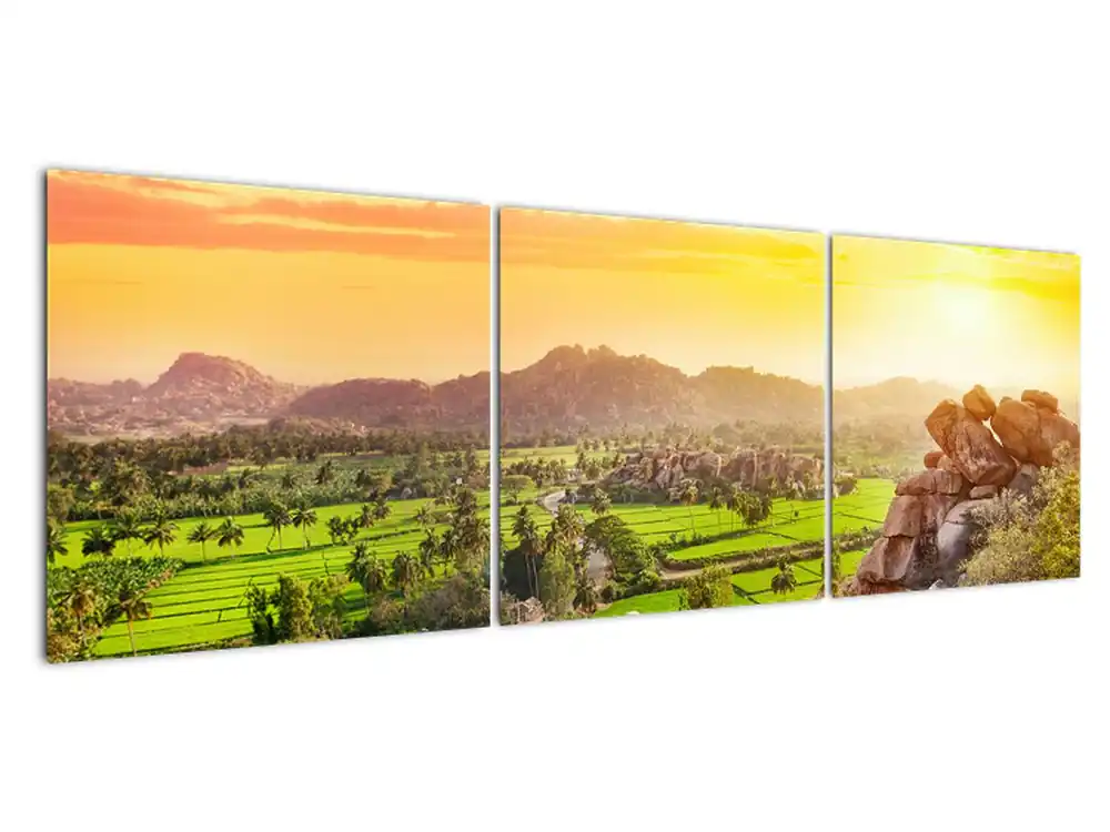 Schilderij - Dal van Hampi in Indië Popularny