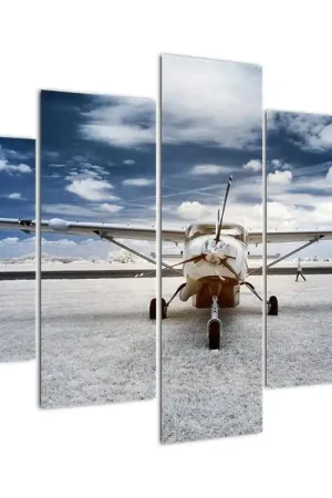 Najlepsza cena Schilderij - Motorvliegtuig