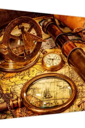 Rabat Schilderij - Historische hulpmiddelen van zeelui