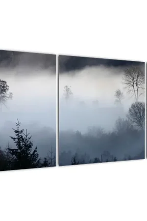 Schilderij - Nevel boven het bos Rabat