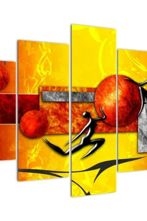 Zwrot pieniędzy Schilderij - Geschilderde menselijkheid