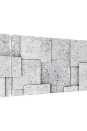 Schilderij - Abstracte betontegels Promocja