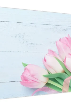 Schilderij - Bos tulpen Autentyczny