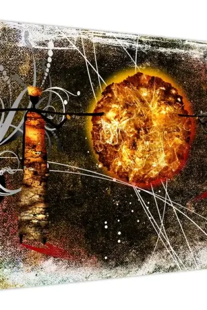 Schilderij - Oude schildering Autentyczny