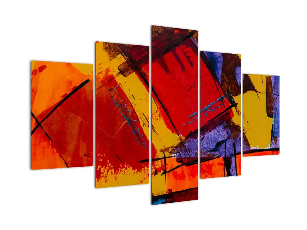 Schilderij - Abstractie Wyprzedaż