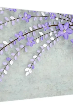 Schilderij - Paarse regen Zamów teraz