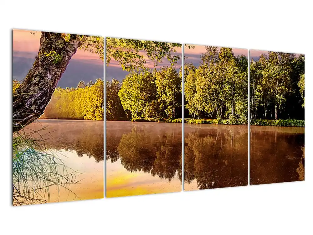 Wyprzedaż Schilderij - Achter de rivier