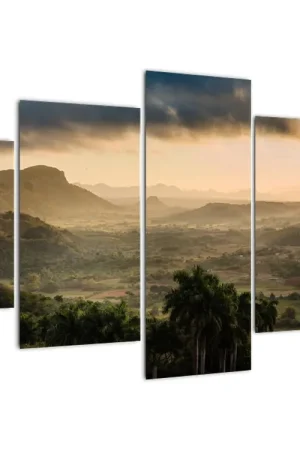 Schilderij - Bertoppen op Cuba Darmowa dostawa