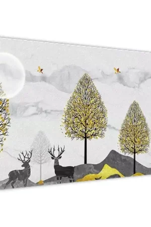 Schilderij - Geschilderde herten Darmowa dostawa