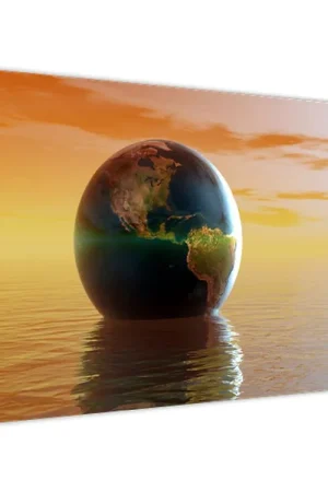 Schilderij - Aardbol Nowość