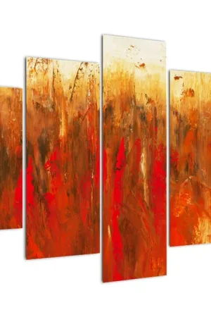 Schilderij - Geschilderde abstractie Najlepsza cena