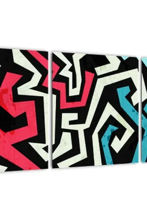 Autentyczny Schilderij - Grafische abstractie