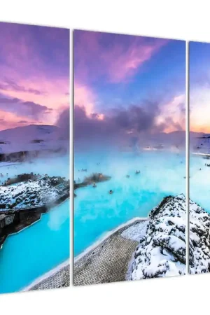 Schilderij - Blue Lagoon op IJsland Zwrot pieniędzy