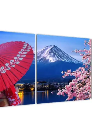 Szybka dostawa Schilderij - Kijk op de bergtop, Japan