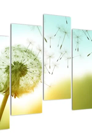 Schilderij - Paardebloem in de wind Oferta