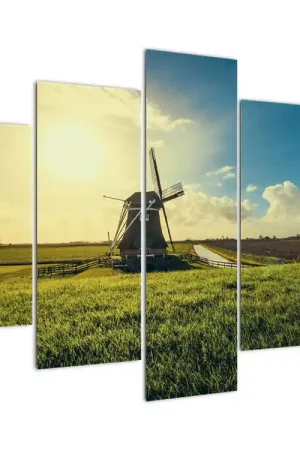 Schilderij - Windmolen Zwrot pieniędzy