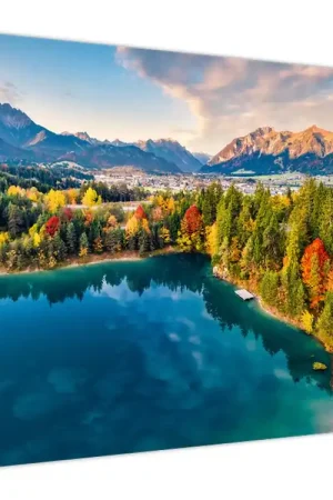 Schilderij - Urisee, Oostenrijk Szybka dostawa