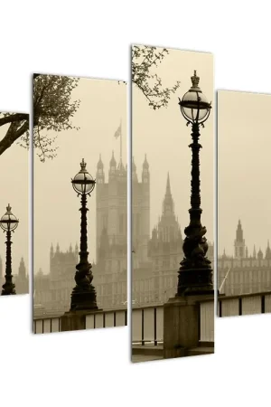 Schilderij - Londen in de mist, Engeland Niska cena