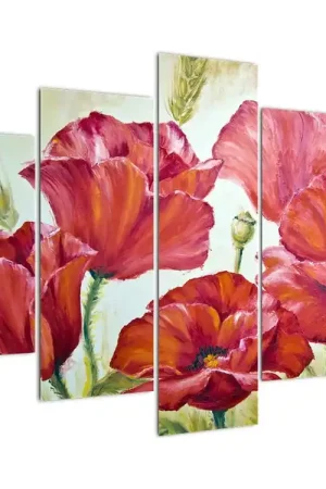 Schilderij - Bloesems van klaprozen Kup teraz