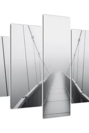 Premium Schilderij - Brug naar het onbekende