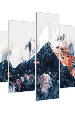 Bezpieczna płatność Schilderij - Abstracte berg