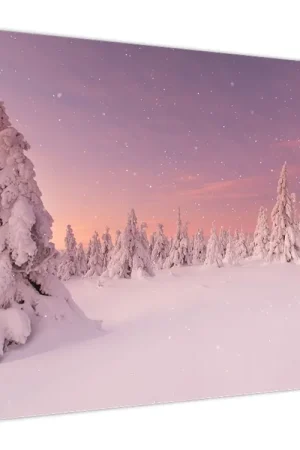 Najlepsza cena Schilderij - Bomen onder de sneeuw