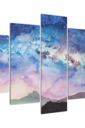 Wysoka jakość Schilderij - Melkweg, aquarel