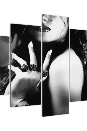 Schilderij - Prachtige vrouw Tani