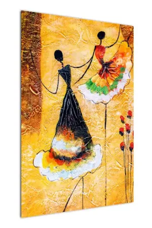 Promocja Schilderij - Dansende balletdanseressen, olieverfschilderij