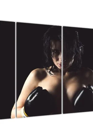 Oferta limitowana Schilderij - Vrouwelijke bokser