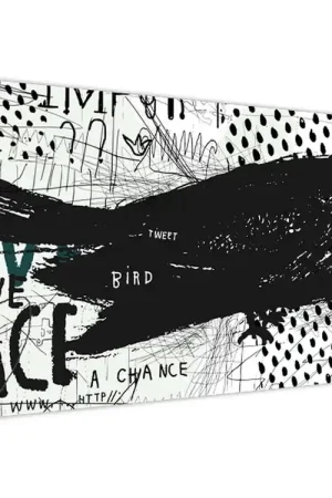 Schilderij - Street art - Vogel Promocja