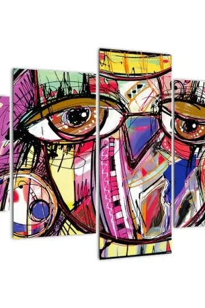 Schilderij - Street art - Uil Zwrot pieniędzy