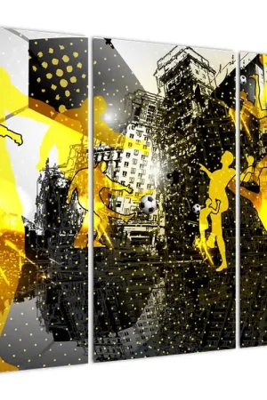 Schilderij - Voetbal in grote stad Niska cena